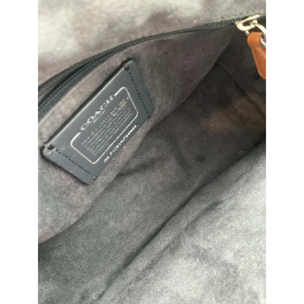 Coach Mini Sierra Satchel F58540 Patent Leather Blue | Crossbody |‎ Authentic